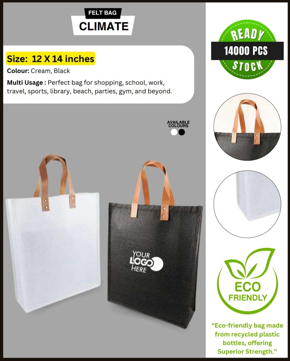 Felt Bag CLIMATE